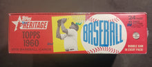 Load image into Gallery viewer, 2009 Topps Heritage 1960 Baseball Cards Factory Sealed Low # Long Box 24 Packs

