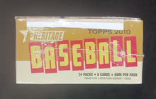 Load image into Gallery viewer, 2010 Topps Heritage High # Baseball Cards 24 Packs Box (Sealed)
