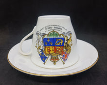 Load image into Gallery viewer, Aynsley Bone Fine China Cup and Saucer Set - 1927 Diamond Jubilee Commemoration
