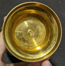 Load image into Gallery viewer, Vintage Brass Swirl Lidded Urn / Jar / Vase - 9 1/4&quot; High

