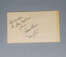 Load image into Gallery viewer, Country Big Band Songwriter Francis Craig Autographed Note
