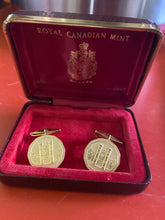 Load image into Gallery viewer, RCM Royal Canadian Mint Cuff Links
