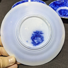 Load image into Gallery viewer, Vintage Burgess &amp; Leigh Non Pareil Flow Blue Saucer - circa 1880
