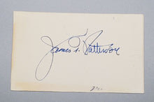 Load image into Gallery viewer, Autograph Connecticut House Representative James Patterson Signed
