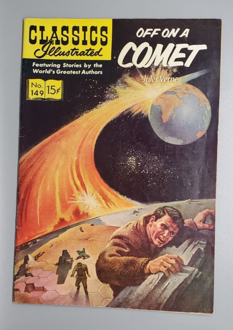 1959 Classics #149 HRN 149 1st Edition VF 8.0 Off On a Comet by Jules Verne