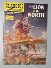 Load image into Gallery viewer, 1960 Classics #155 HRN 154 1st Edition VF- 7.5 The Lion of The North
