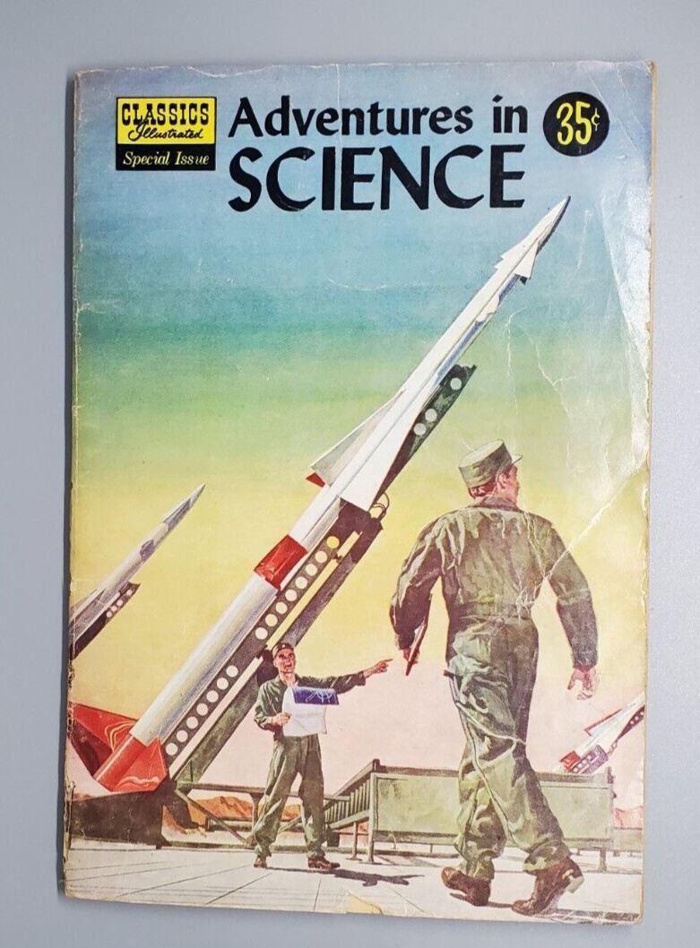 1957 Classics Illustrated Adventures in Science 100 Pages VG