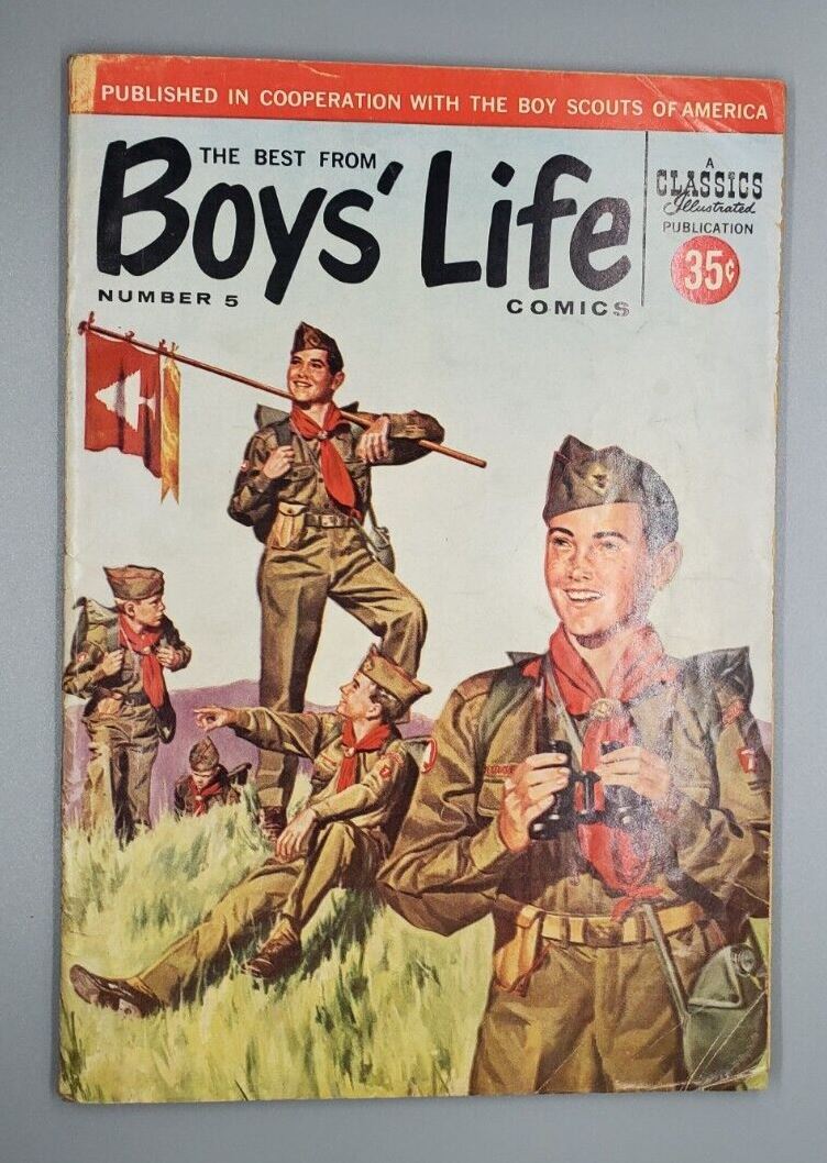 1958 Classics #5 Illustrated Comic The Best From Boy's Life