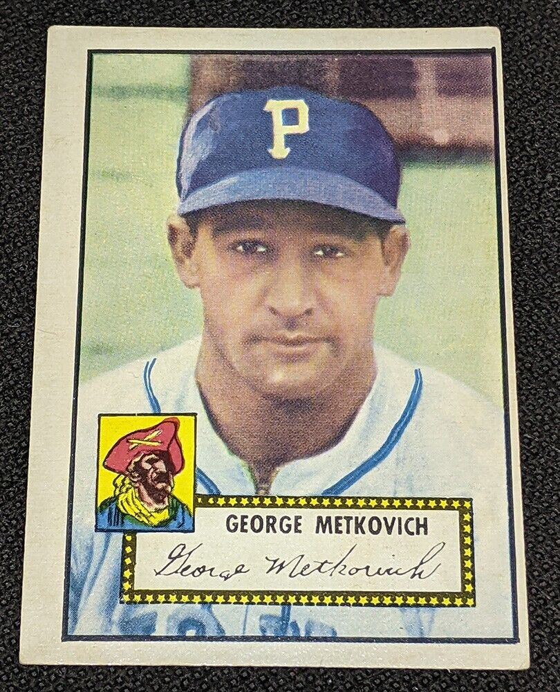1952 TOPPS Baseball Card - #310 - George Metkovich