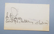 Load image into Gallery viewer, 1947 U.S. Military Autograph Signed - Lt. General Matthew Ridgeway
