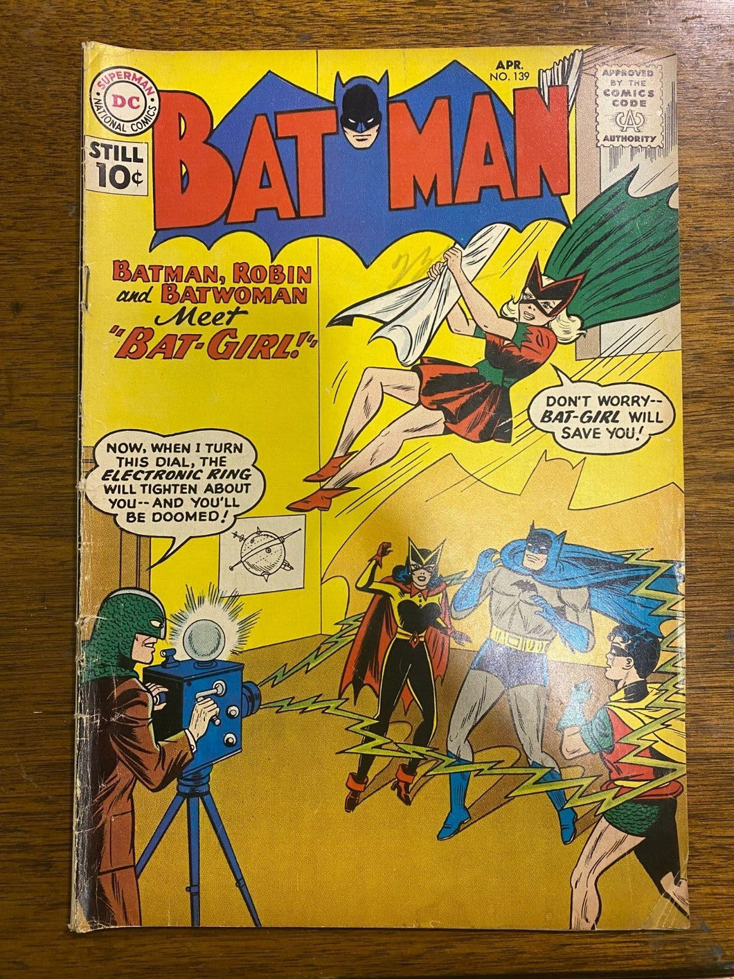 1961 DC Comics Batman Issue 139