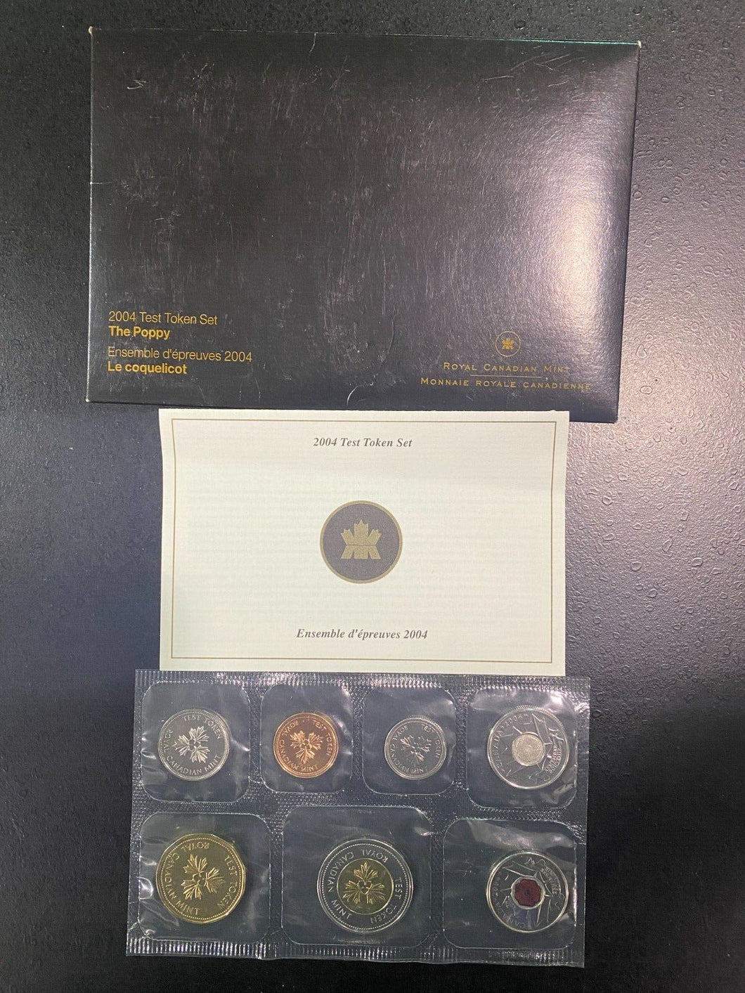 2004 Test Token Set the Poppy Royal Canadian Mint Set
