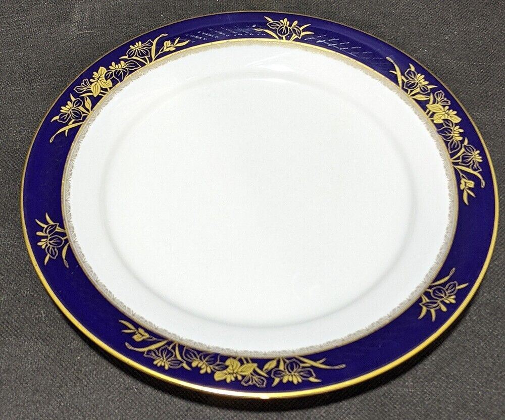 Noritake Legacy Bone China Dinner Plate - Blue & Gold - Mandalay - 3393
