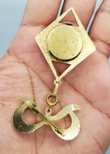 Load image into Gallery viewer, Samba 17 Jewels Swiss Made Gold Tone Wind Brooch Watch
