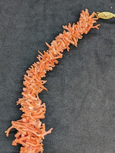 Load image into Gallery viewer, Beautiful Graduated Coral Stick Necklace - 20&quot;
