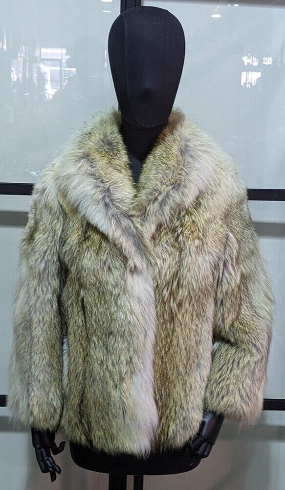 Vintage Coyote Fur Women's Jacket - Billie Jayne Designs - Beautiful!!!