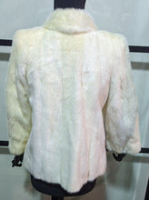 Load image into Gallery viewer, Vintage White Fur Women&#39;s Waist Length Jacket
