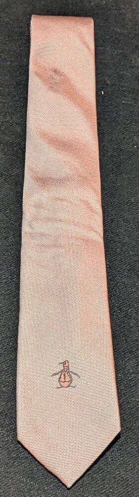 Vintage Penguin by Munsingwear Pink / Salmon Neck Tie - Never Used