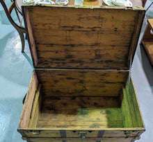 Load image into Gallery viewer, L. Goldsmith &amp; Sons Never Break Steamer Trunk - As Is

