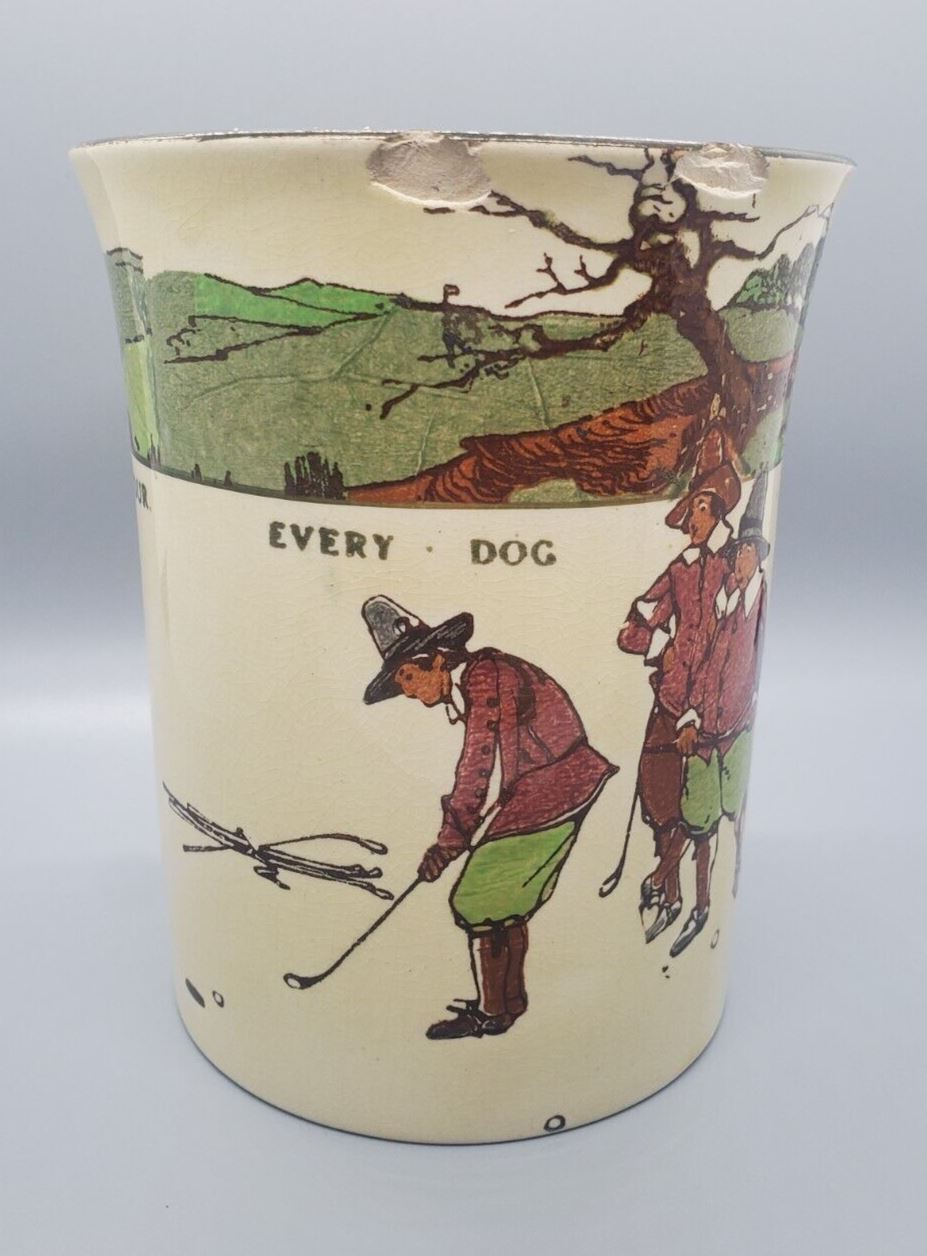 Antique Royal Doulton Ceramic Vase - D3395