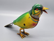 Load image into Gallery viewer, Vintage Coloured Metal Bird Wind Up Toy

