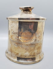 Load image into Gallery viewer, 1922 Ellis Brothers Sterling Silver Lidded Trophy
