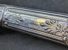Load image into Gallery viewer, Sterling Silver Handled Serrated Pie Server - Queens Pattern - 1889 Sheffield
