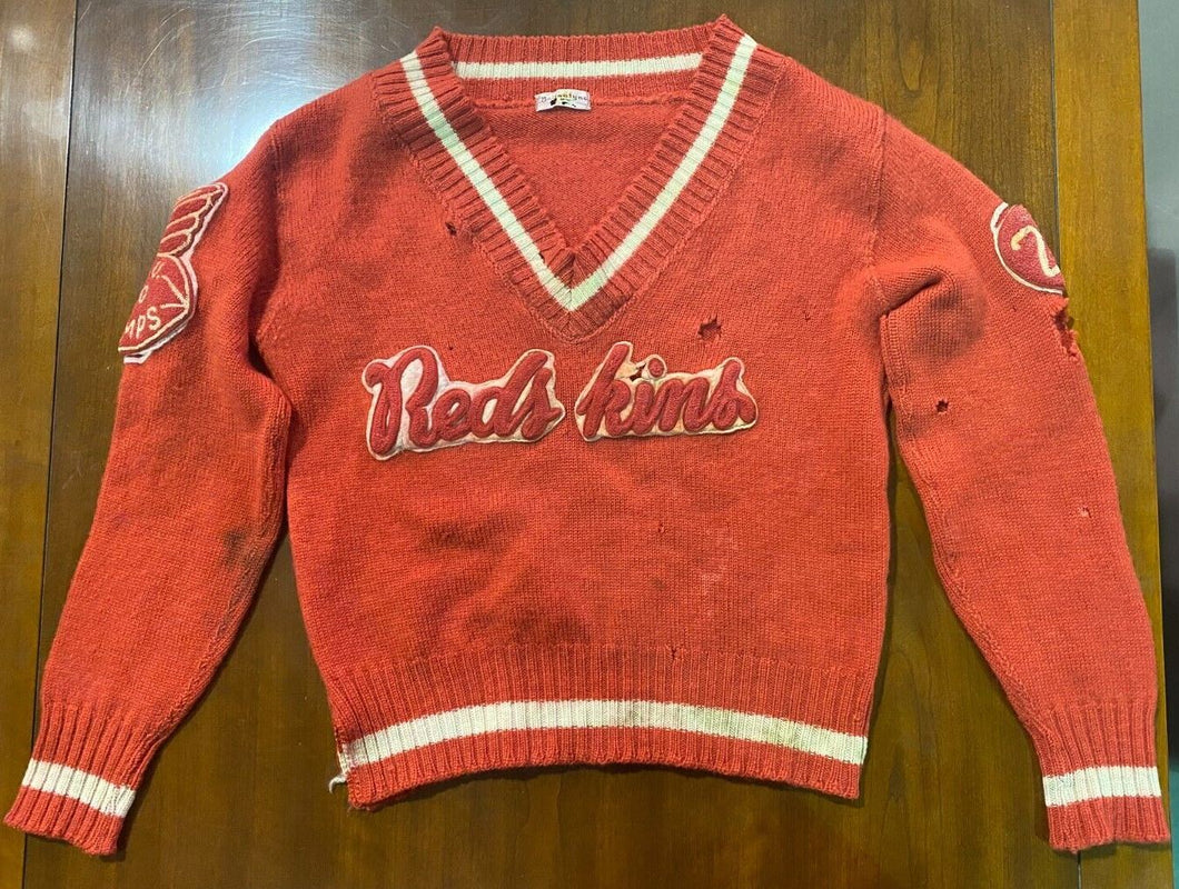 1940s Rugby Sweater Unisex L.R.F.U 1950 Champs Size S