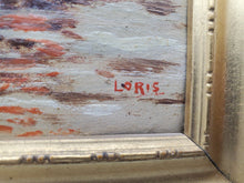 Load image into Gallery viewer, Framed Painting Boats On The Water Signed by Loris
