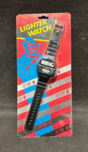 Load image into Gallery viewer, Vintage L.C.D Piezo Refillable Lighter Watch In box
