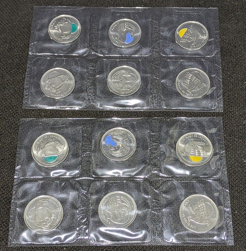 2011 Canadian Legendary Nature Circulation 25-Cent 12 Pack by RCM