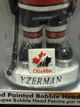 Load image into Gallery viewer, 2002 Olympics Collectible Hand Painted Bobble Head Doll of Yzerman Team Canada
