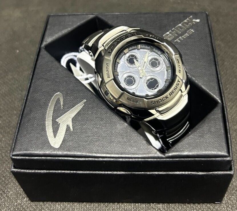 Casio G-Shock GW-1200BA Module 3335 The G Stainless Steel Watch w/ original box