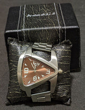 Load image into Gallery viewer, Mens Triangular Dial Nemesis Wristwatch - Metal Bracelet
