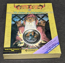 Load image into Gallery viewer, Kings Quest III - To Heir Is Human - Tandy Color Computer 3 Disk - 1987 Sierra
