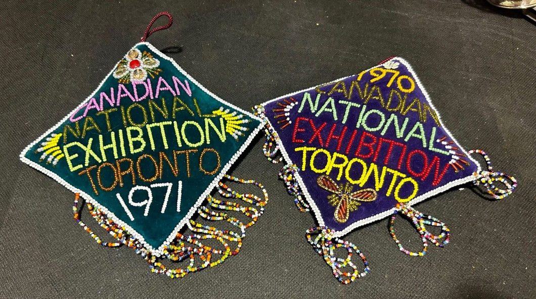 1971 Canadian National Exhibition Toronto Show Pillows Set of two 6