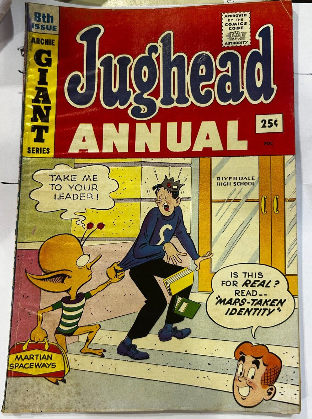 1960 Jughead Giant Annual 8th Issue VG