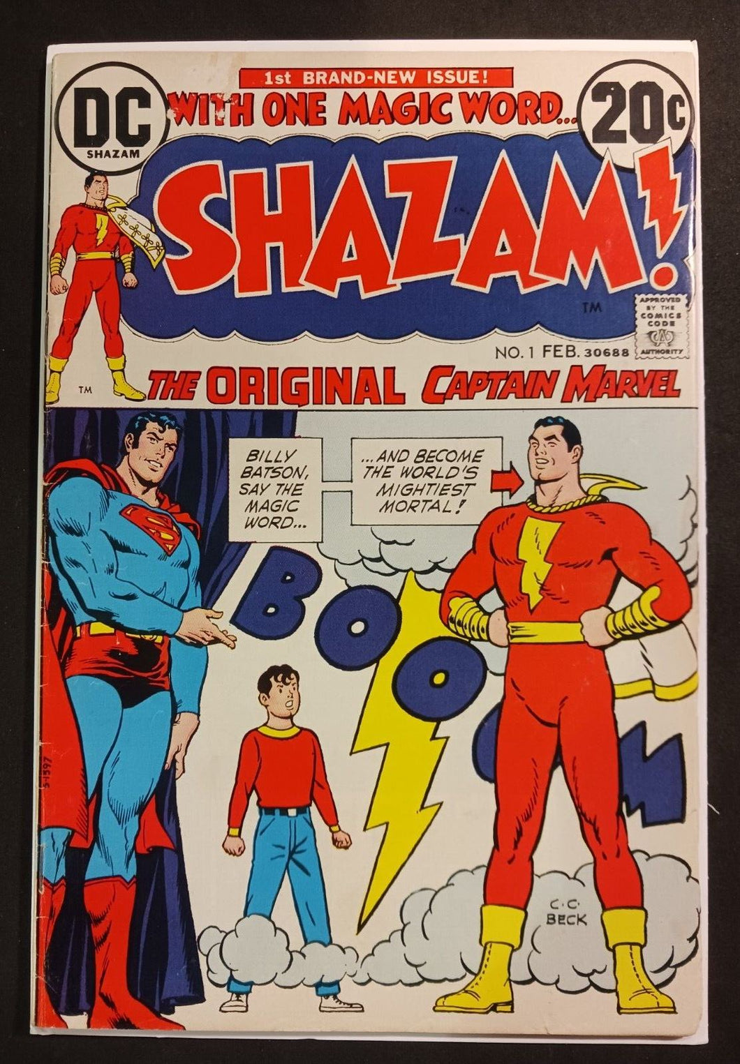 1973 Shazam No. 1 DC Comic VG 4.0