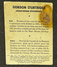 Load image into Gallery viewer, 1956 Shredded Wheat CFL 5F Gordon Sturtridge with stain, VG
