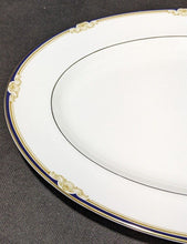 Load image into Gallery viewer, WEDGWOOD Bone China Platter - Cavendish - Cobalt &amp; Gold - 15 1/4&quot;
