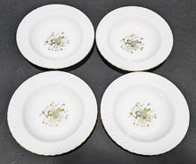 Load image into Gallery viewer, 4 AYNSLEY Fine Bone China Rimmed Soup Bowls -- Moderne Pattern
