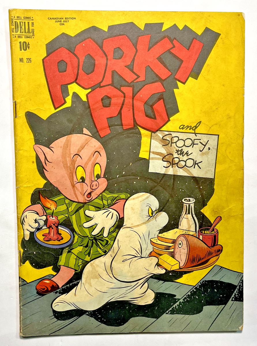1949 Porky Pig and Spoofy The Spook #226, Dell Comic, CDN Print, VG