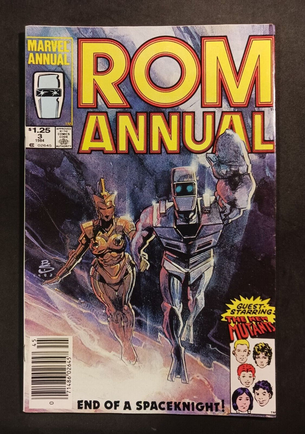 ROM Annual #3, 1984 Marvel Comics, Canadian Newsstand Variant, VF- 7.5