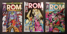 Load image into Gallery viewer, ROM #38,39 and 40, 1983 Marvel Comics, Canadian Newsstand Variant, VF- to VF
