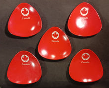Load image into Gallery viewer, Vintage Air Canada 5&quot; Triangular plastic plates by Ornamin Lot of 5
