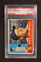Load image into Gallery viewer, 1960 Topps Alex Grammas #168 PSA NM-MT 8 Serial #10608895 Baseball Card
