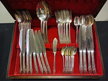 Load image into Gallery viewer, Community Silver Plate &quot;Evening Star&quot; Set w/ Cutlery Box (85 Pieces)
