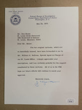Load image into Gallery viewer, 1971 J Edgar Hoover Signed Letter w/ JSA COA AI74396
