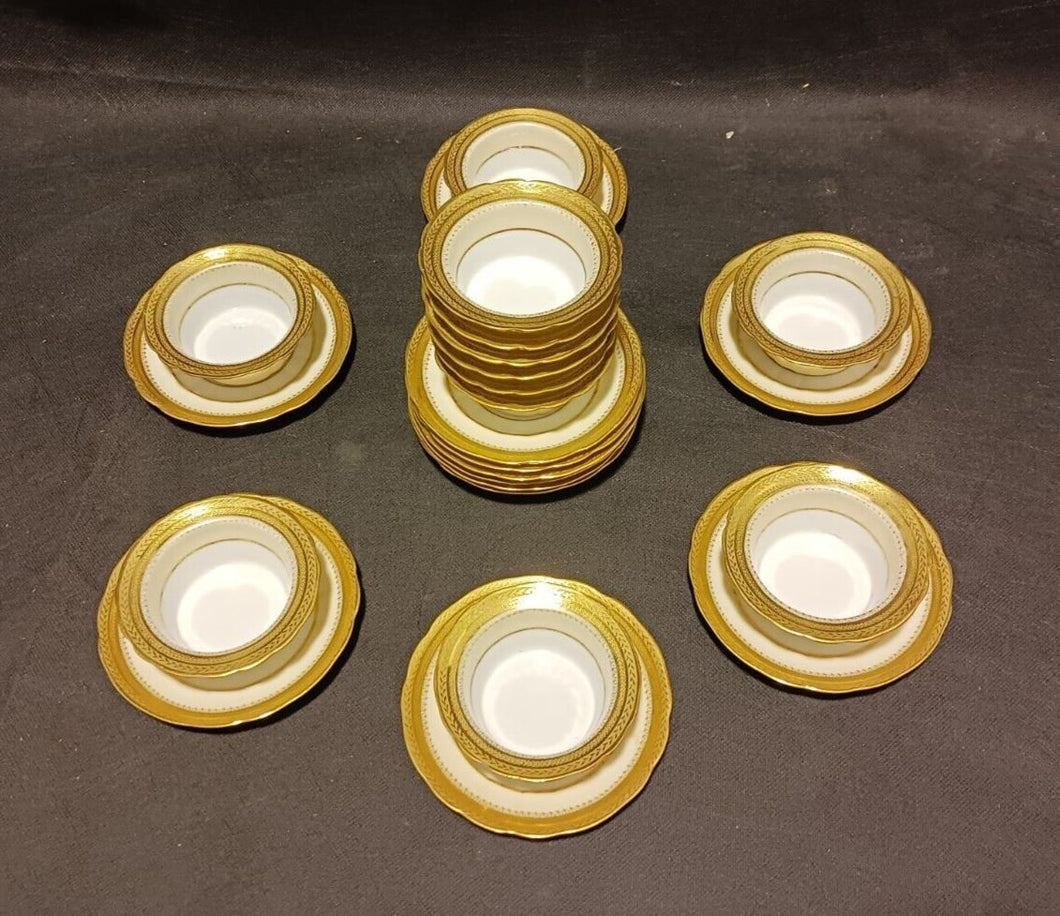 Limoges France Wrr.Guerin & Co Set of 12 Cups and Saucers