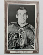 Load image into Gallery viewer, 1963-1967 Group III Camille Henry Chicago Blackhawks Beehive Photo

